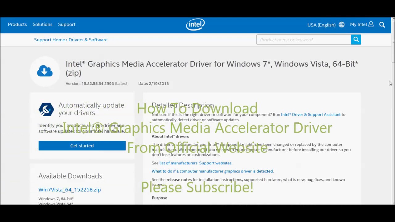download intel graphics media accelerator